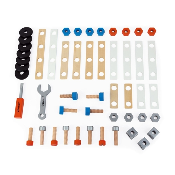 Janod J06480 Wooden constructor DIY 50