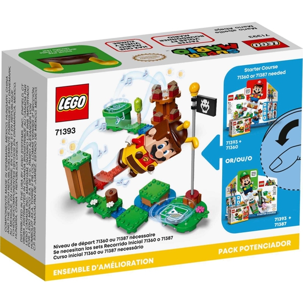 ასაწყობი კონსტრუქცია Lego 71393 Bee Mario Power-Up Pack