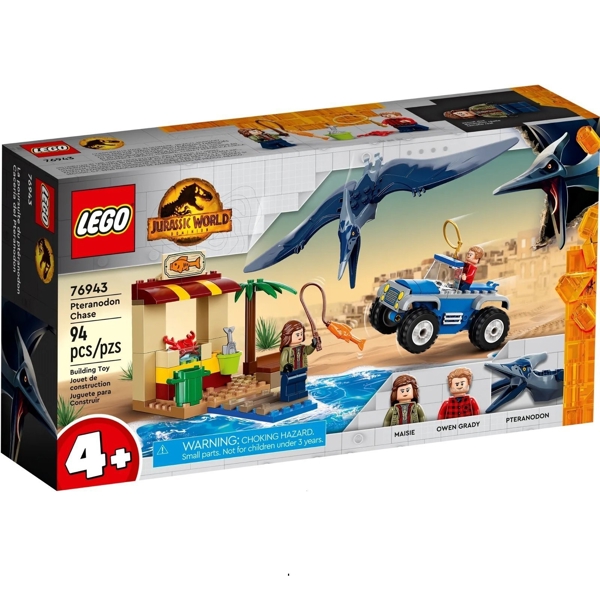 ასაწყობი კონსტრუქცია Lego 76943 Jurassic World Pteranodon Chase