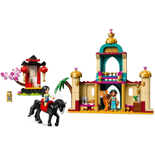 ასაწყობი კონსტრუქცია Lego 43208 Disney Jasmine and Mulan's Adventure