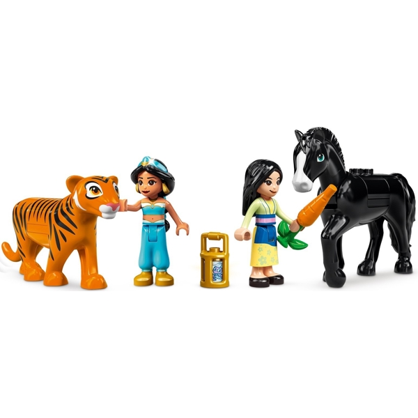 ასაწყობი კონსტრუქცია Lego 43208 Disney Jasmine and Mulan's Adventure