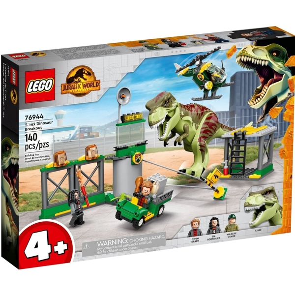 ასაწყობი კონსტრუქცია Lego 76944 Jurassic World T Rex Dinosaur Breakout