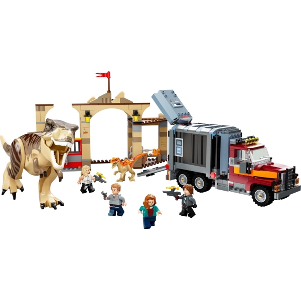 ასაწყობი კონსტრუქცია Lego 76948 Jurassic World T Rex & Atrociraptor Dinosaur Breakout