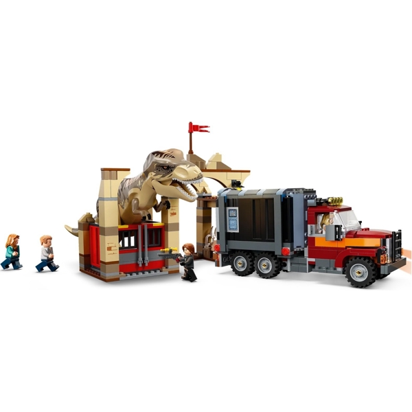 ასაწყობი კონსტრუქცია Lego 76948 Jurassic World T Rex & Atrociraptor Dinosaur Breakout