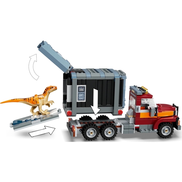 ასაწყობი კონსტრუქცია Lego 76948 Jurassic World T Rex & Atrociraptor Dinosaur Breakout