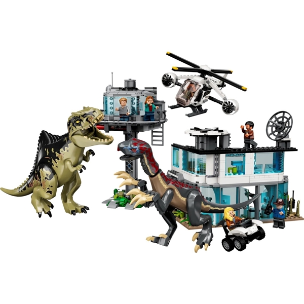 ასაწყობი კონსტრუქცია Lego 76949 Jurassic World Giganotosaurus & Therizinosaurus Attack 24