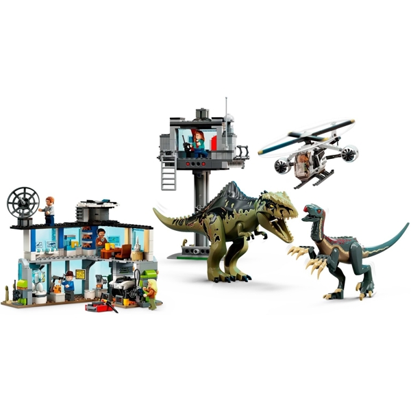 ასაწყობი კონსტრუქცია Lego 76949 Jurassic World Giganotosaurus & Therizinosaurus Attack 24