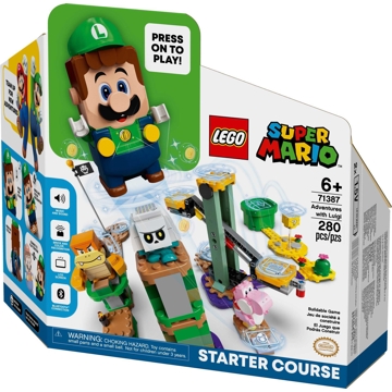 ასაწყობი კონსტრუქცია Lego 71387 Adventures With Luigi Starter Course