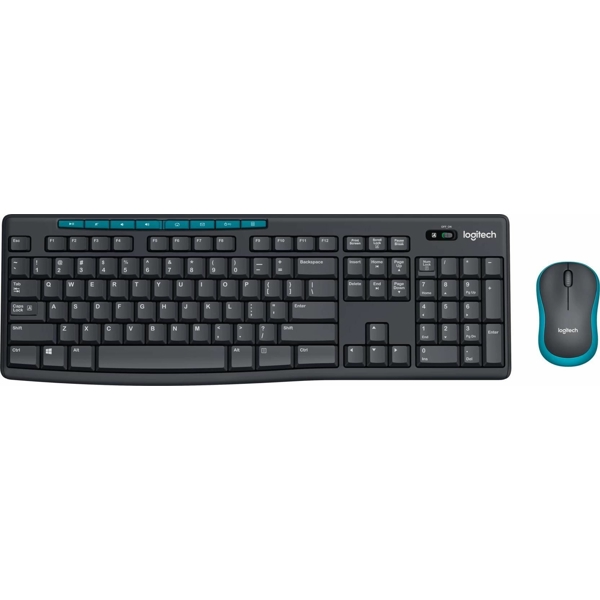 კლავიატურა + მაუსი Logitech L920-008535 MK275, Wireless, USB, RF2.4, Keyboard And Mouse, Black