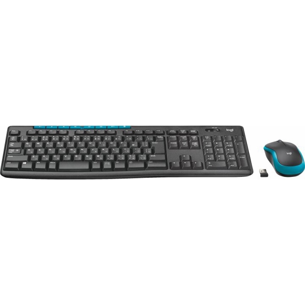 კლავიატურა + მაუსი Logitech L920-008535 MK275, Wireless, USB, RF2.4, Keyboard And Mouse, Black