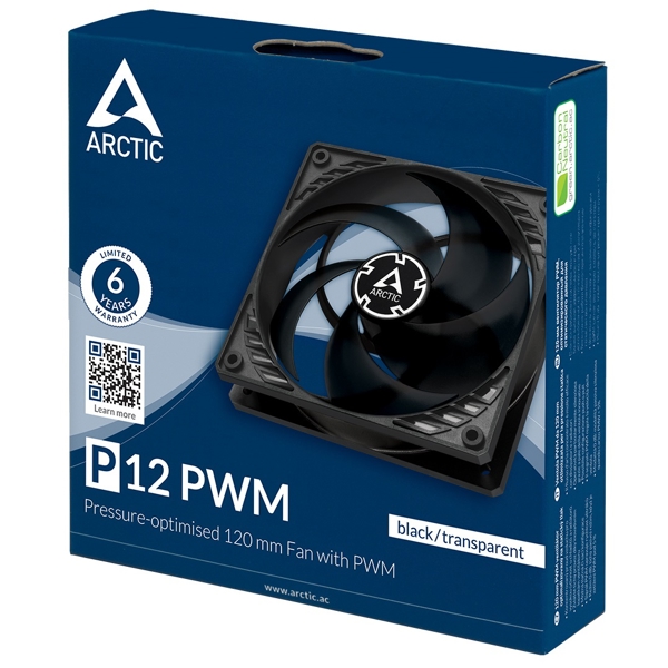 ქულერი Arctic ACFAN00133A, 120mm, 1800RPM, Cooler, Black/Transparent