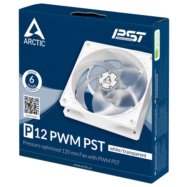 ქულერი Arctic ACFAN00132A, 120mm, 1800RPM, Cooler, White/Transparent