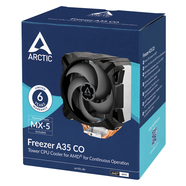 ქულერი Arctic ACFRE00113A, 120mm, 1800RPM, Cooler, Black