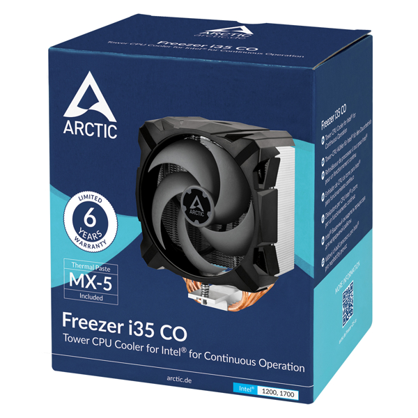 ქულერი Arctic ACFRE00095A, 120mm, 1800RPM, Cooler, Black/Grey