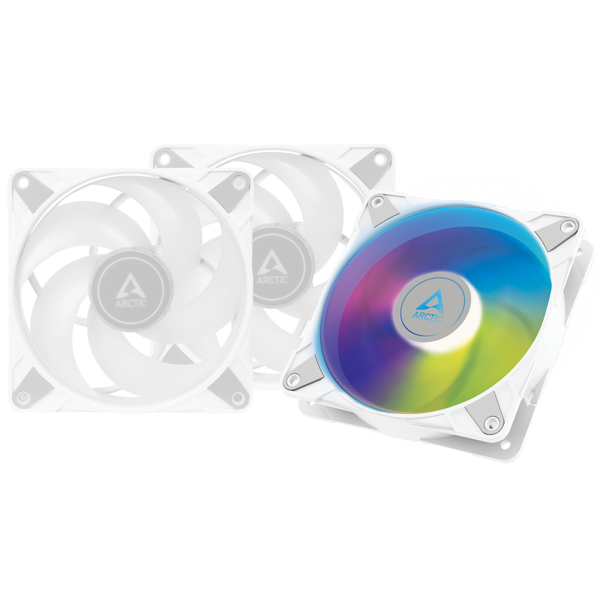 ქულერი Arctic ACFAN00258A, RGB, 120mm, 2000RPM, Cooler, 3in1, White/Transparent