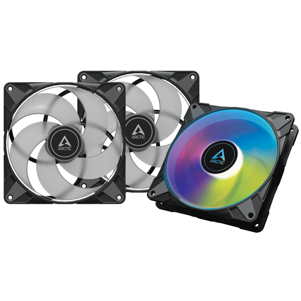 ქულერი Arctic ACFAN00258A, RGB, 140mm, 2000RPM, Cooler, 3in1, Black/Transparent