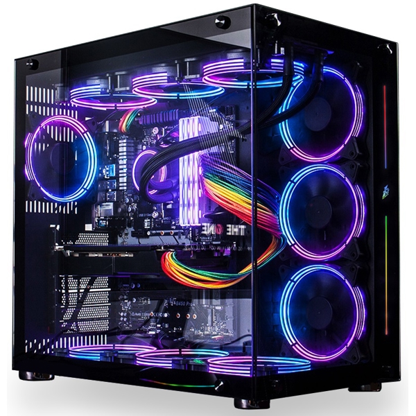 ქეისი 1STPlayer SP8, Computer Case, M-ATX, ATX, E-ATX, 1xUSB 3.0 Type A, 2xUSB 2.0, Black