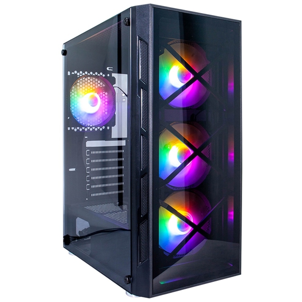 ქეისი 1STPlayer XP-G-BK-4F1, Computer Case, ATX, mATX, Mini-ITX, 1xUSB 3.0, 2xUSB 2.0, Black