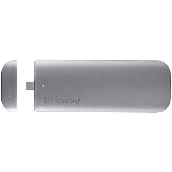 გარე მყარი დისკი Intenso 3824440, 250GB, External SSD, M.2, USB 3.2, Silver