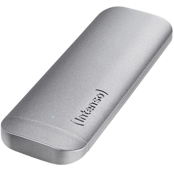 გარე მყარი დისკი Intenso 3824440, 250GB, External SSD, M.2, USB 3.2, Silver