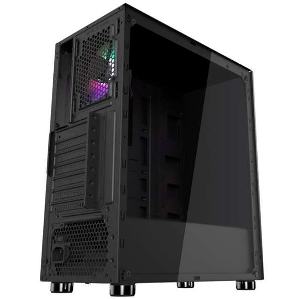 ქეისი 1STPlayer V3-A-4R1, Computer Case, Micro-ATX, Mini-ITX, Standard-ATX, 1xUSB 3.2, 2xUSB 2.0, Black