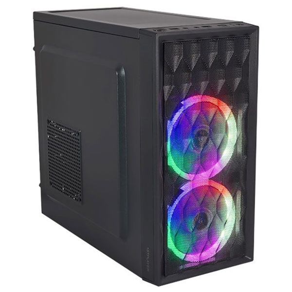 ქეისი 1STPlayer D8-M-2B1-300FK, Computer Case, ATX, micro-ATX, 2xUSB 2.0, Black