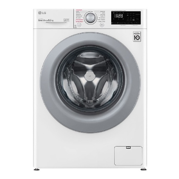 სარეცხი მანქანა LG F-2V3GS4W, 8.5Kg, A+++, 1200Rpm, 70Db, Washing Machine, White