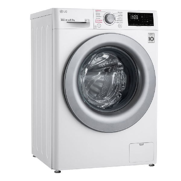 სარეცხი მანქანა LG F-2V3GS4W, 8.5Kg, A+++, 1200Rpm, 70Db, Washing Machine, White