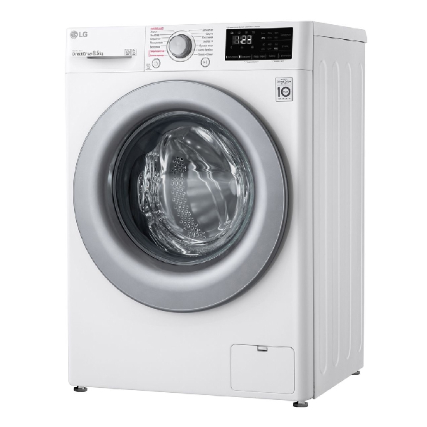 სარეცხი მანქანა LG F-2V3GS4W, 8.5Kg, A+++, 1200Rpm, 70Db, Washing Machine, White