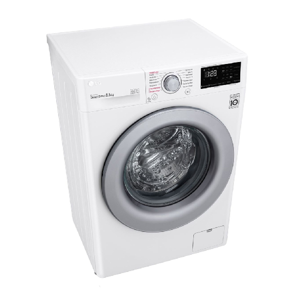 სარეცხი მანქანა LG F-2V3GS4W, 8.5Kg, A+++, 1200Rpm, 70Db, Washing Machine, White