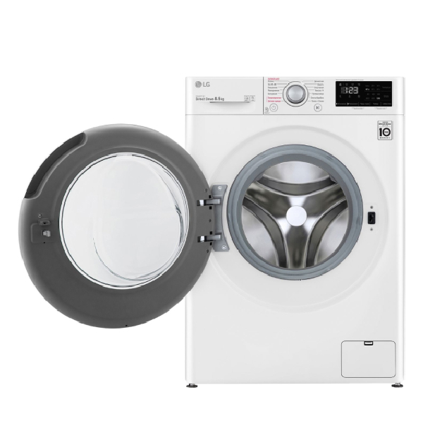 სარეცხი მანქანა LG F-2V3GS4W, 8.5Kg, A+++, 1200Rpm, 70Db, Washing Machine, White