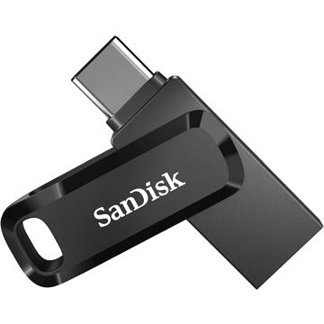 USB ფლეშ მეხსიერება SanDisk SDDDC3-032G-G46 Ultra Dual Drive Go 32GB, 2-in-1 USB Type-A & Type-C, Black