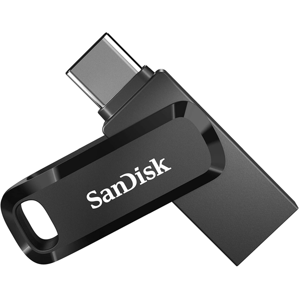 USB ფლეშ მეხსიერება SanDisk SDDDC3-032G-G46 Ultra Dual Drive Go 32GB, 2-in-1 USB Type-A & Type-C, Black