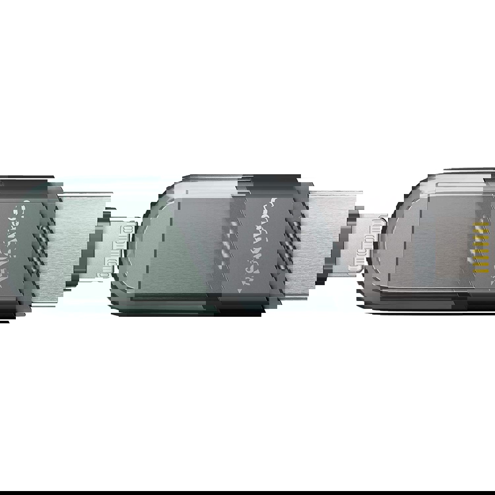 USB ფლეშ მეხსიერება SanDisk SDIX90N-064G-GN6NN, 64GB, USB Type-A + Lighting, Black