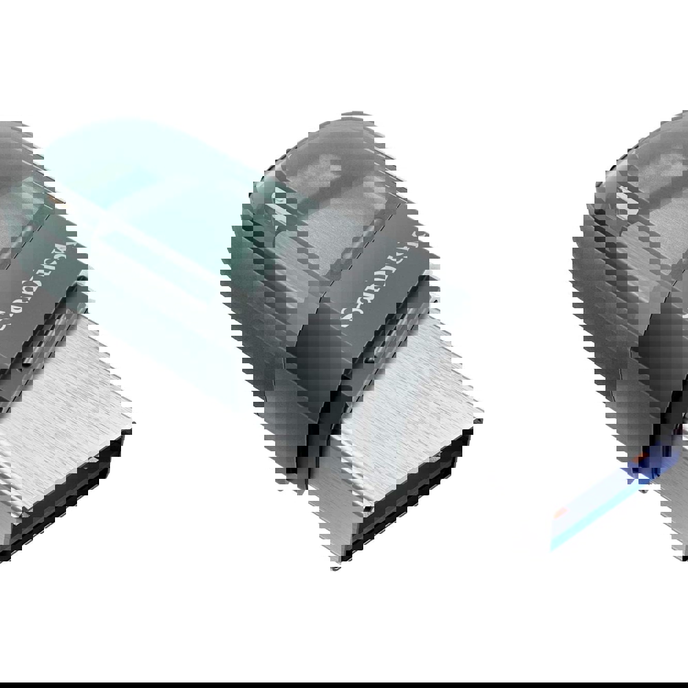 USB ფლეშ მეხსიერება SanDisk SDIX90N-064G-GN6NN, 64GB, USB Type-A + Lighting, Black