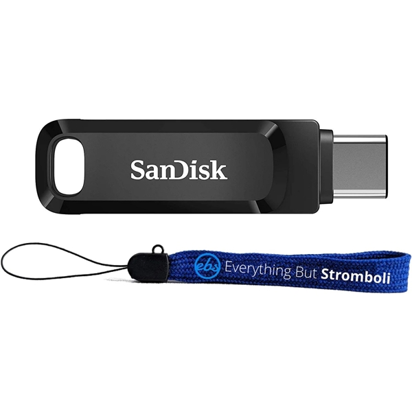 USB ფლეშ მეხსიერება SanDisk SDDDC3-128G-G46PC Ultra Dual Drive Go 128GB, 2-in-1 USB Type-A & Type-C Black