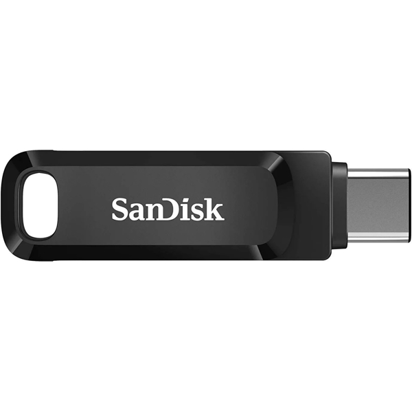 USB ფლეშ მეხსიერება SanDisk SDDDC3-128G-G46PC Ultra Dual Drive Go 128GB, 2-in-1 USB Type-A & Type-C Black