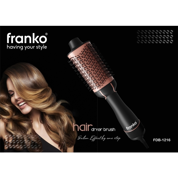 თმის სტაილერი Franko FDB-1216, Hair Styler, Black