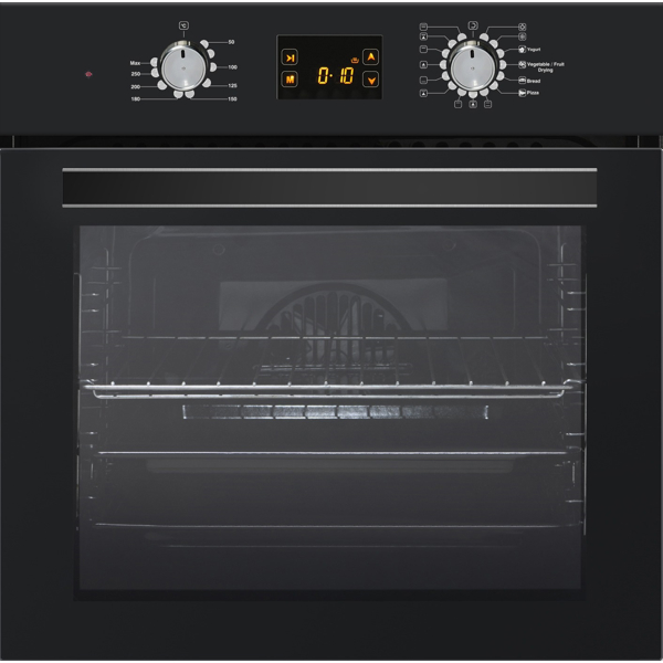 ჩასაშენებელი ელექტრო ღუმელი Luxel B66-SDF3B DDT, 54L, Built-In, Black