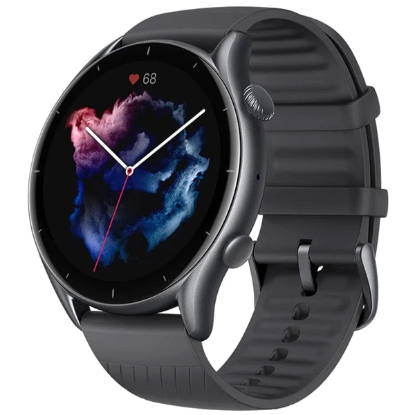 სმარტ საათი Xiaomi Amazfit W1971TY1N A1971, 1.39", Waterproof, Bluetooth, GPS, Smart Watch, Thunder Black