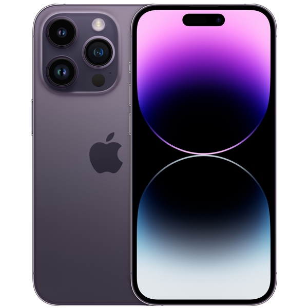 მობილური ტელეფონი Apple iPhone 14 Pro, 6GB, 128GB, SIM1 + ESIM, Deep Purple