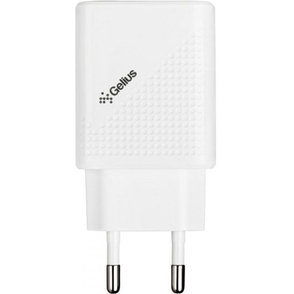 დამტენი Gelius GP-HC011, 2xUSB-A, White