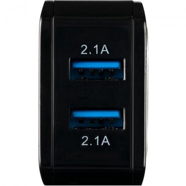 დამტენი Gelius GU-HC02, 2xUSB-A, Black