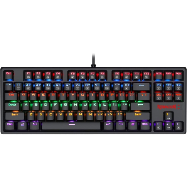 კლავიატურა Redragon K576R-1, Wired, USB, Gaming Keyboard, Black