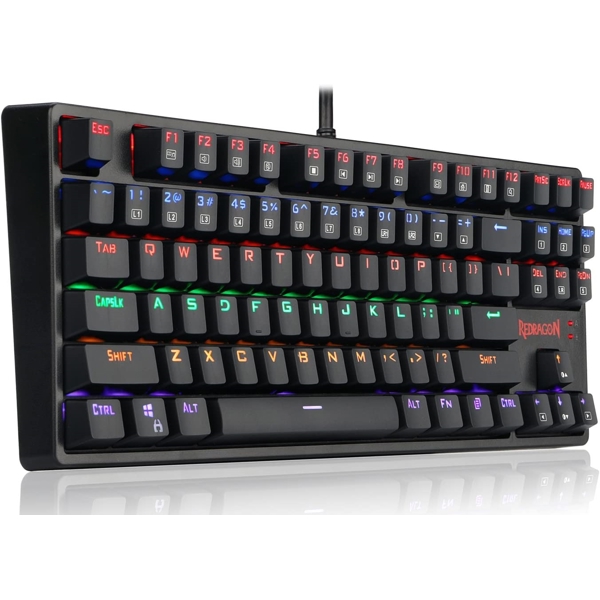 კლავიატურა Redragon K576R-1, Wired, USB, Gaming Keyboard, Black