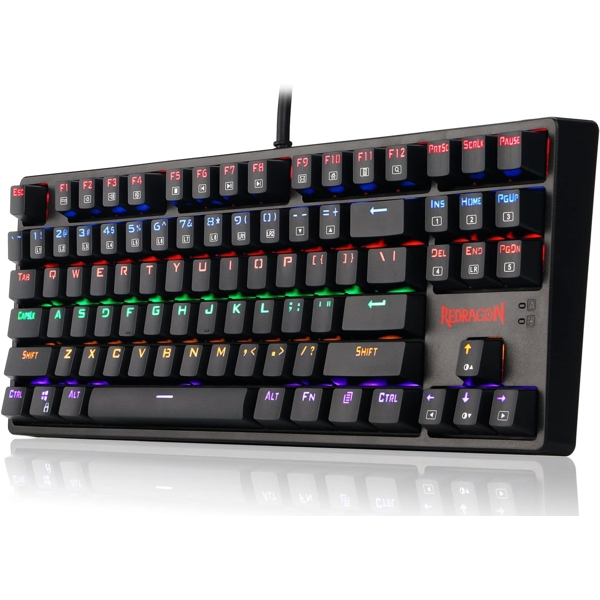 კლავიატურა Redragon K576R-1, Wired, USB, Gaming Keyboard, Black