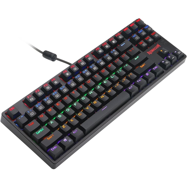 კლავიატურა Redragon K576R-1, Wired, USB, Gaming Keyboard, Black