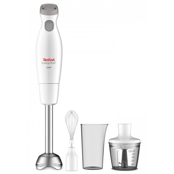 ხელის ბლენდერი Tefal HB453138, 450W, 800ML, Blender, White