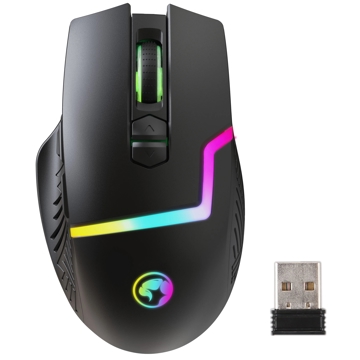 მაუსი Marvo G728W, Wireless, USB, 2.4G, Mouse, Black