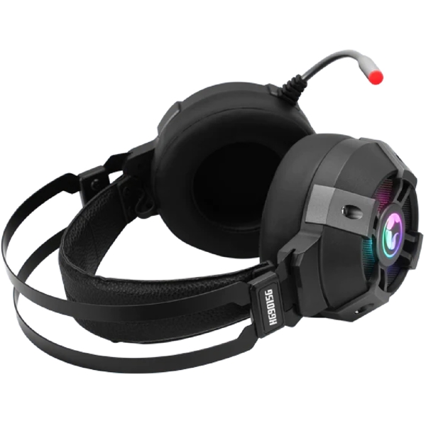 ყურსასმენი Marvo HG9015G, Gaming Headset, Wired, RGB, USB, Black